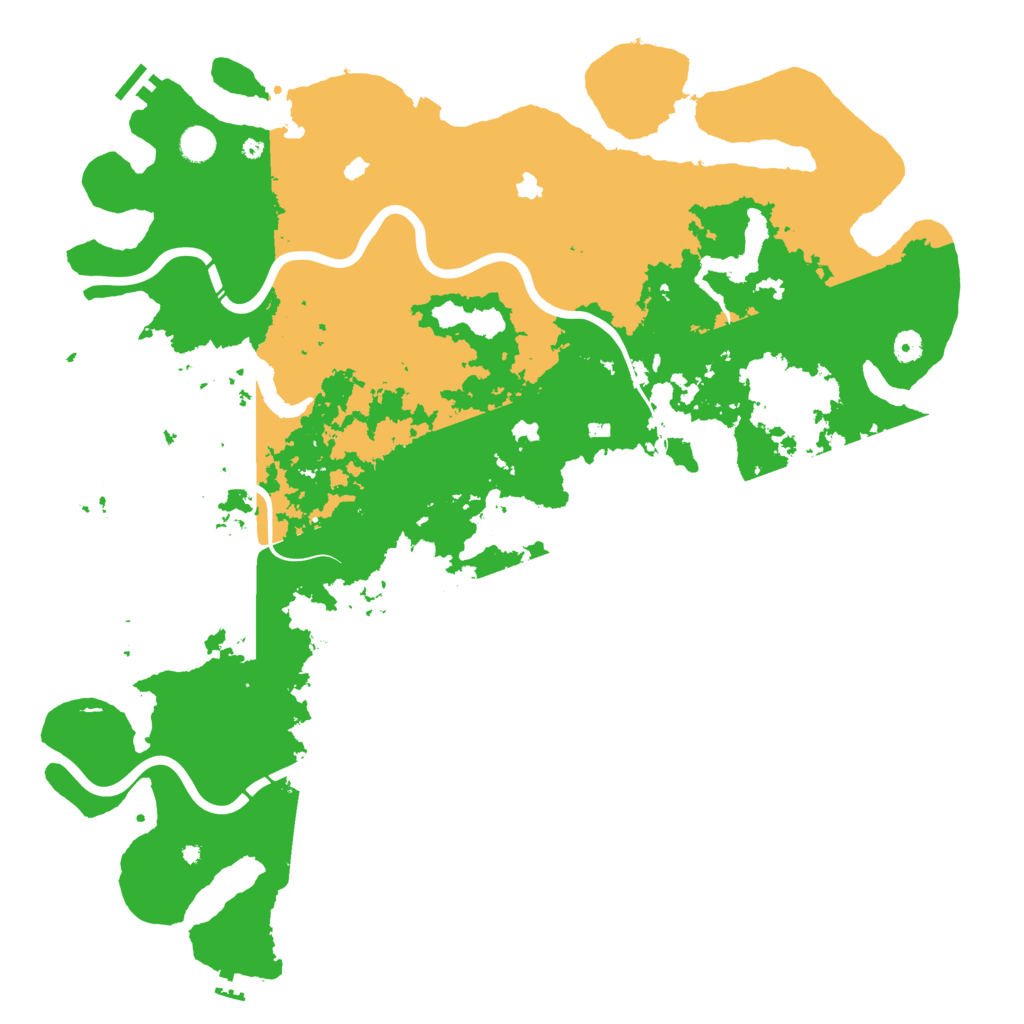 Biome Rust Map: Procedural Map, Size: 5000, Seed: 56464877