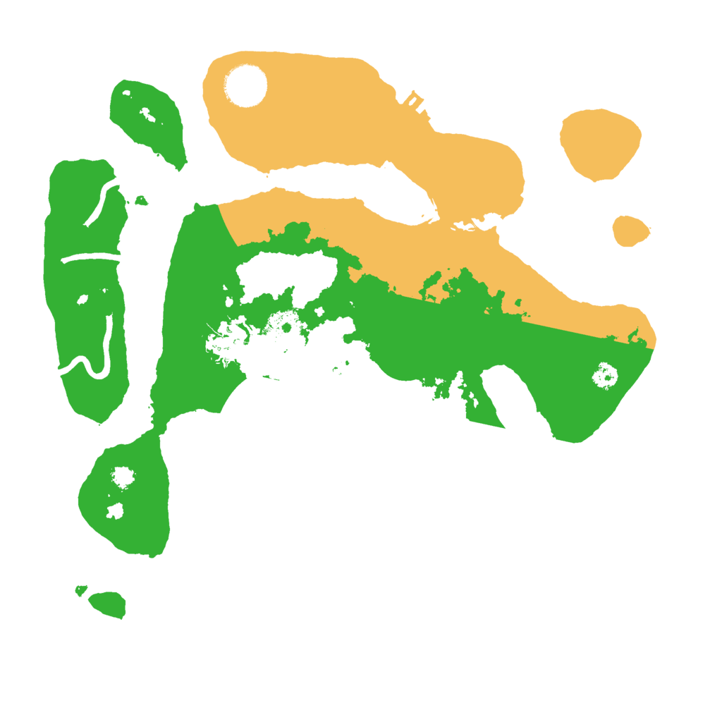 Biome Rust Map: Procedural Map, Size: 3000, Seed: 1090791329