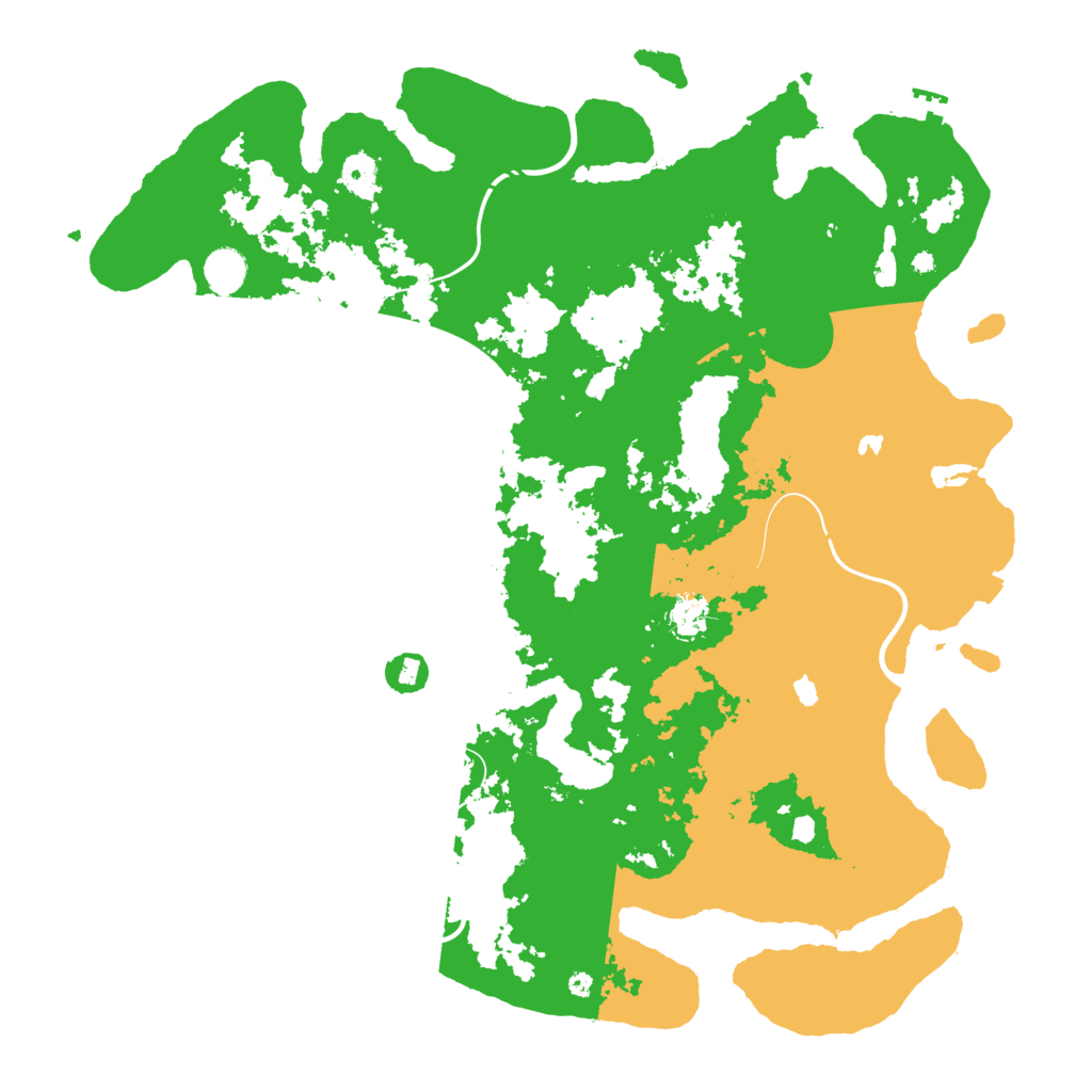 Biome Rust Map: Procedural Map, Size: 4500, Seed: 2352414
