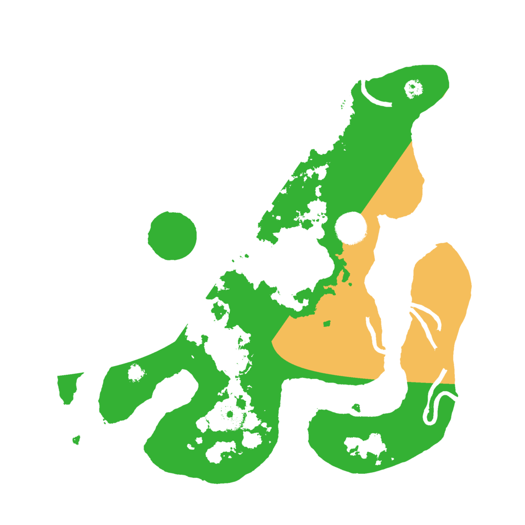 Biome Rust Map: Procedural Map, Size: 3000, Seed: 1060094422