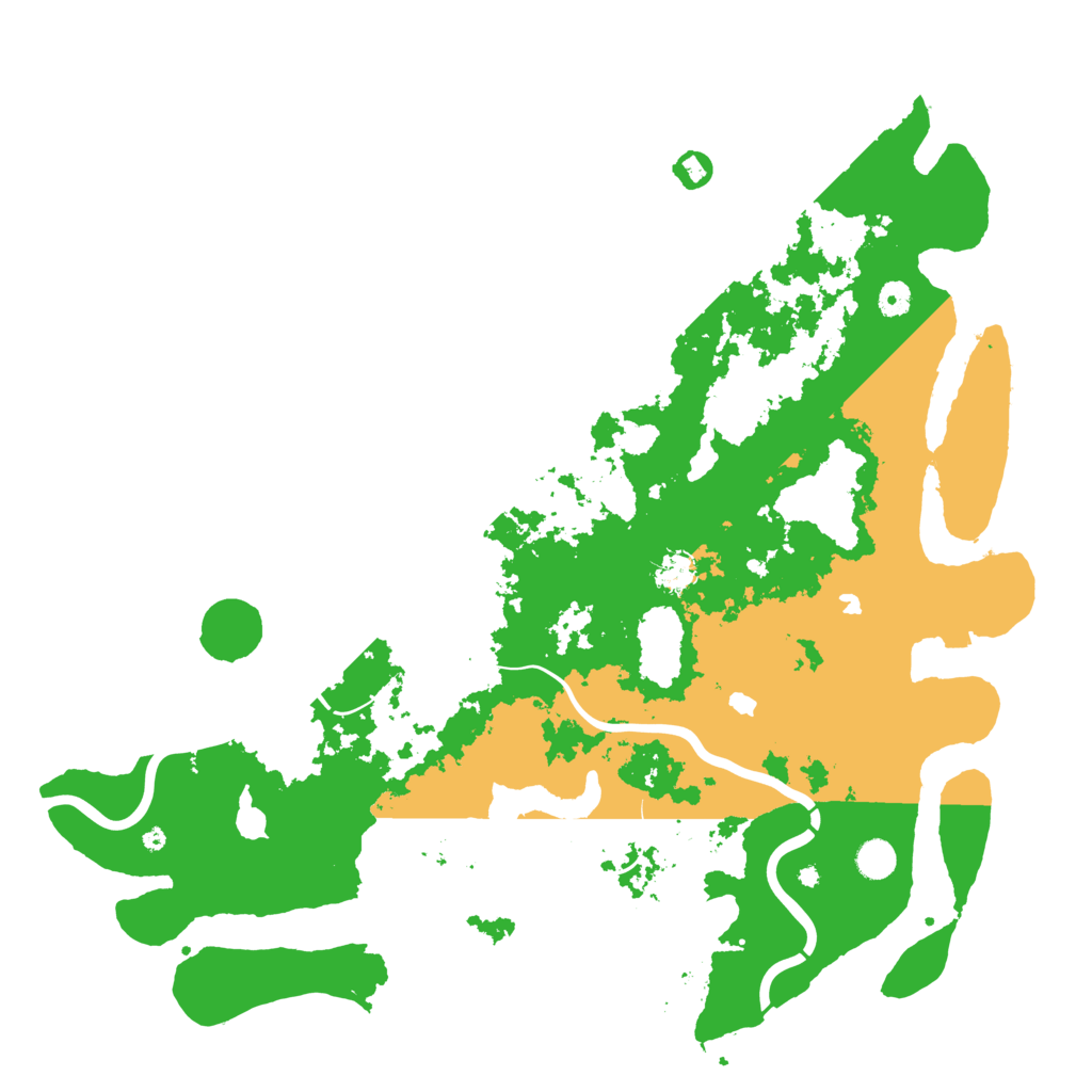 Biome Rust Map: Procedural Map, Size: 4800, Seed: 13900