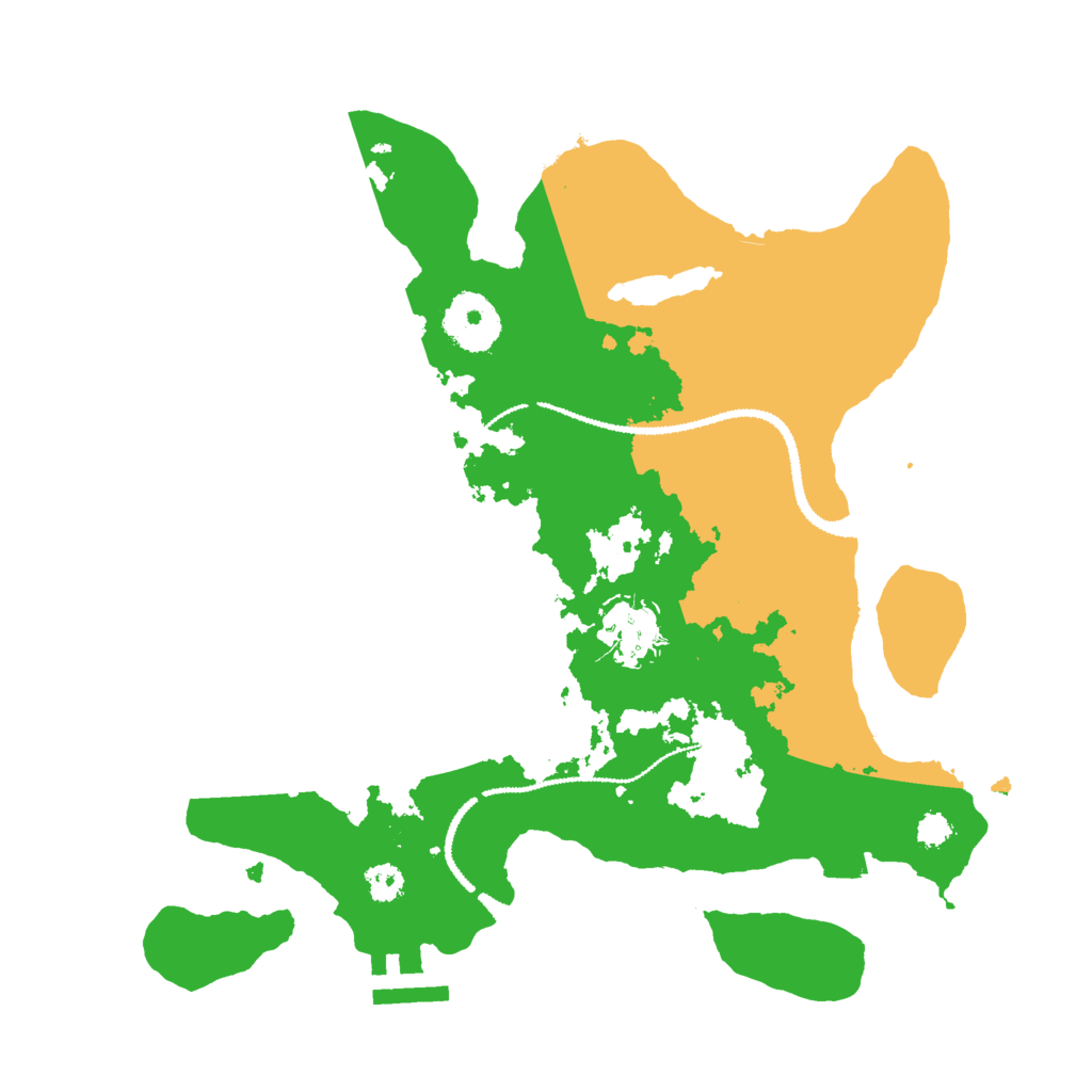 Biome Rust Map: Procedural Map, Size: 2900, Seed: 2133248594