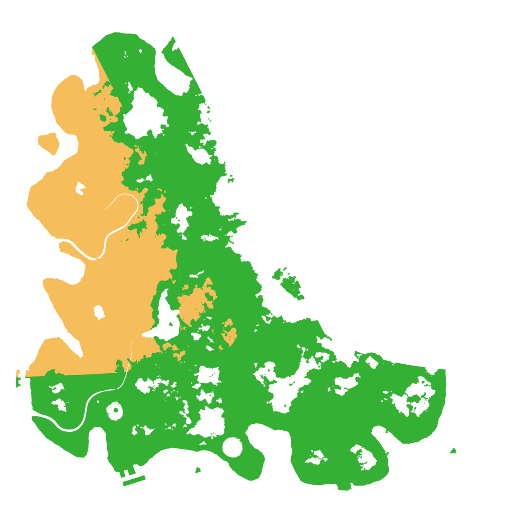 Biome Rust Map: Procedural Map, Size: 4500, Seed: 700727758