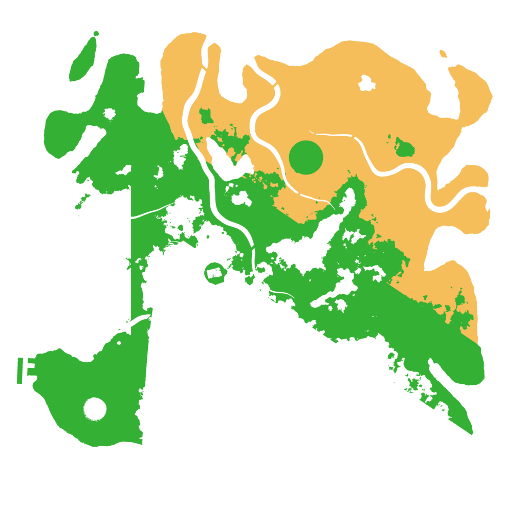 Biome Rust Map: Procedural Map, Size: 4050, Seed: 789631410