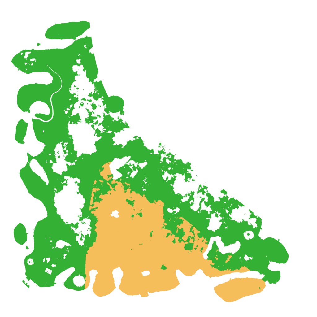 Biome Rust Map: Procedural Map, Size: 5000, Seed: 74316378