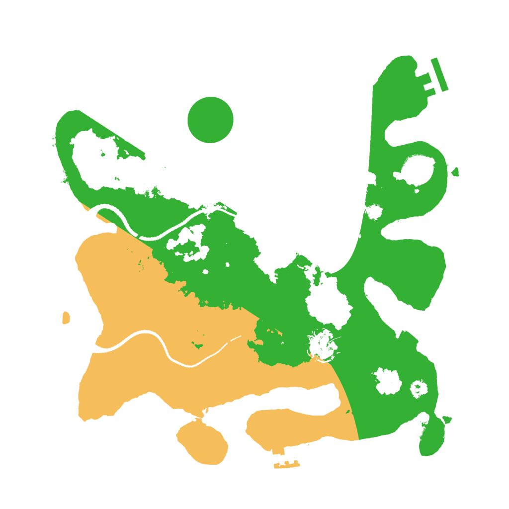 Biome Rust Map: Procedural Map, Size: 3000, Seed: 959266561