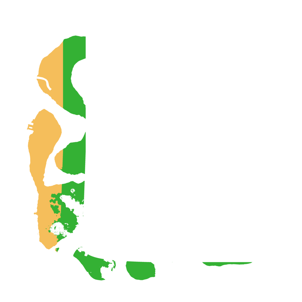 Biome Rust Map: Procedural Map, Size: 3500, Seed: 523542