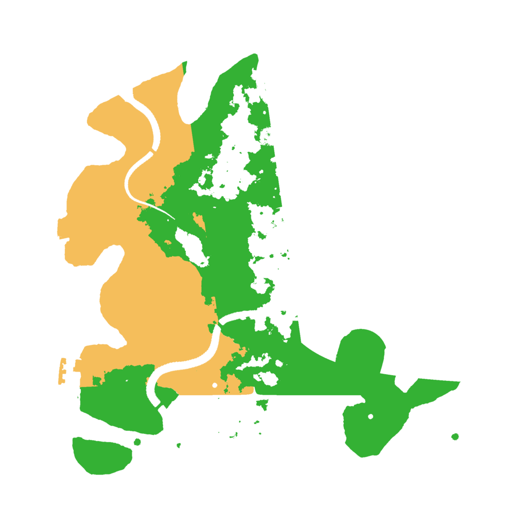 Biome Rust Map: Procedural Map, Size: 3000, Seed: 41996219