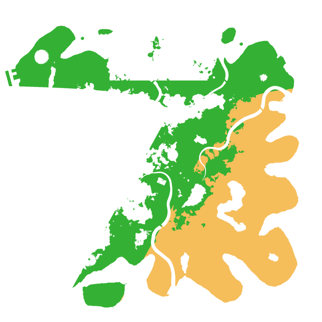 Biome Rust Map: Procedural Map, Size: 4000, Seed: 47264