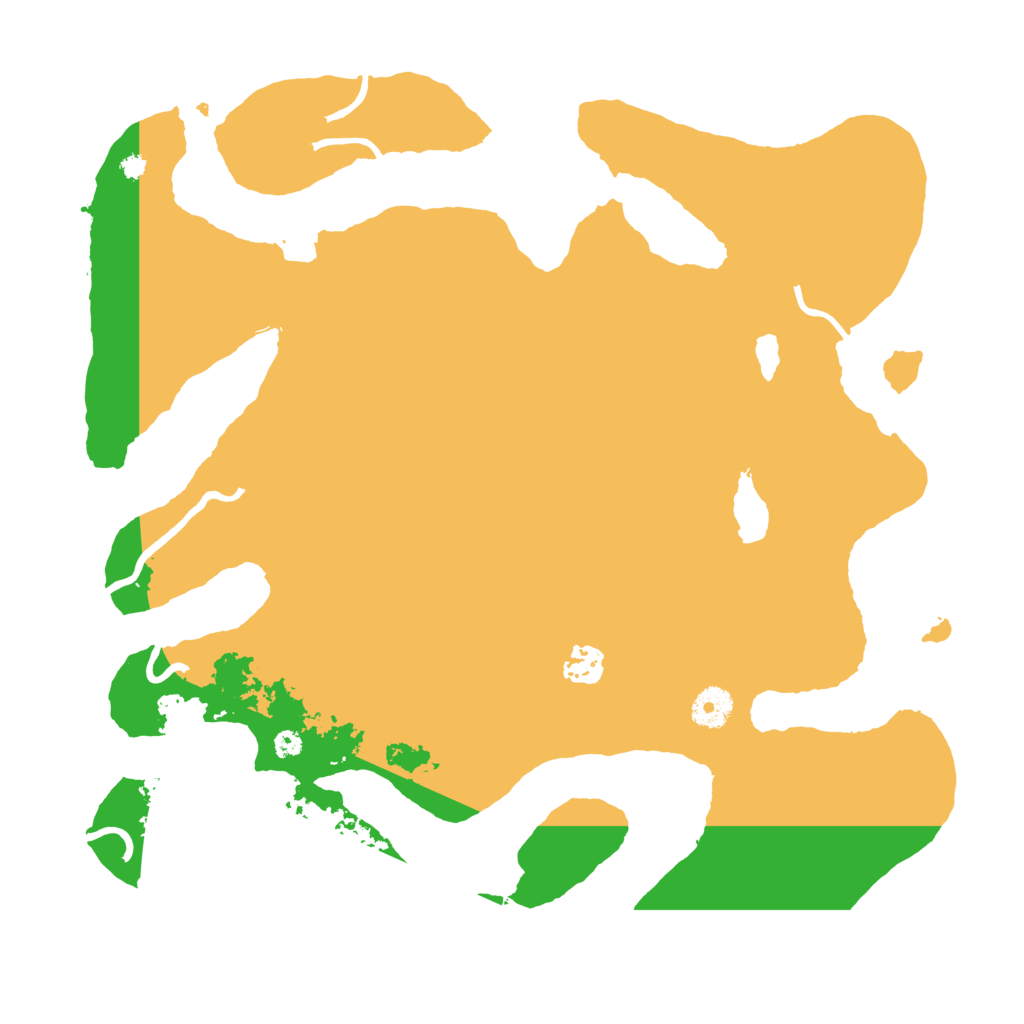 Biome Rust Map: Procedural Map, Size: 3800, Seed: 44451