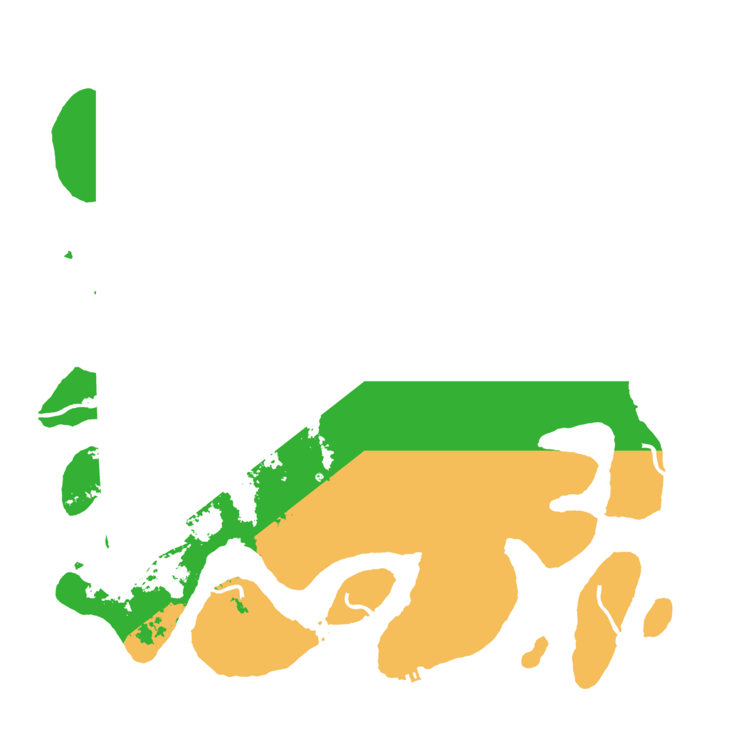 Biome Rust Map: Procedural Map, Size: 4500, Seed: 111907