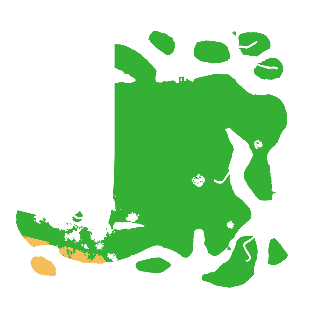 Biome Rust Map: Procedural Map, Size: 3800, Seed: 91907