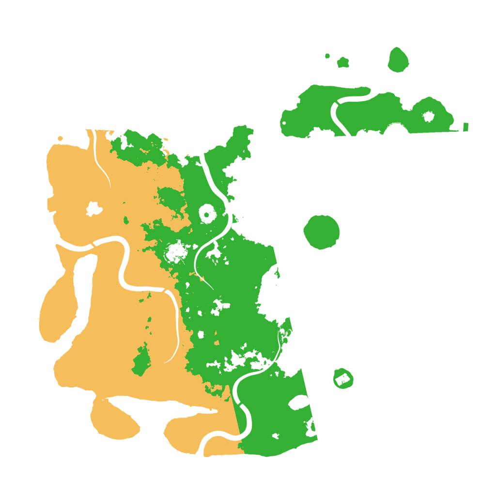 Biome Rust Map: Procedural Map, Size: 4096, Seed: 101907