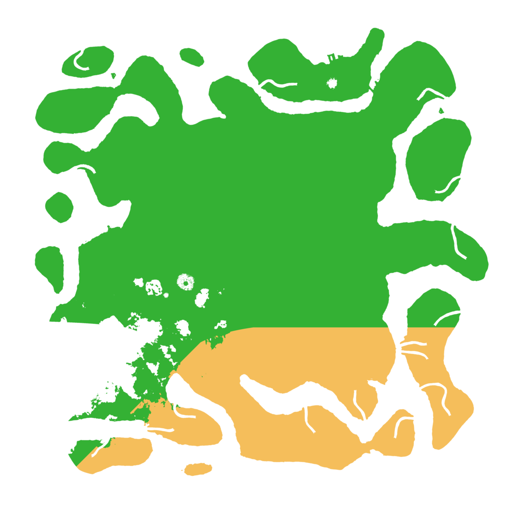 Biome Rust Map: Procedural Map, Size: 4500, Seed: 21907