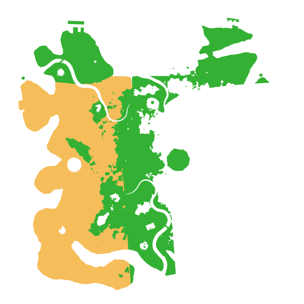 Biome Rust Map: Procedural Map, Size: 3750, Seed: 780521