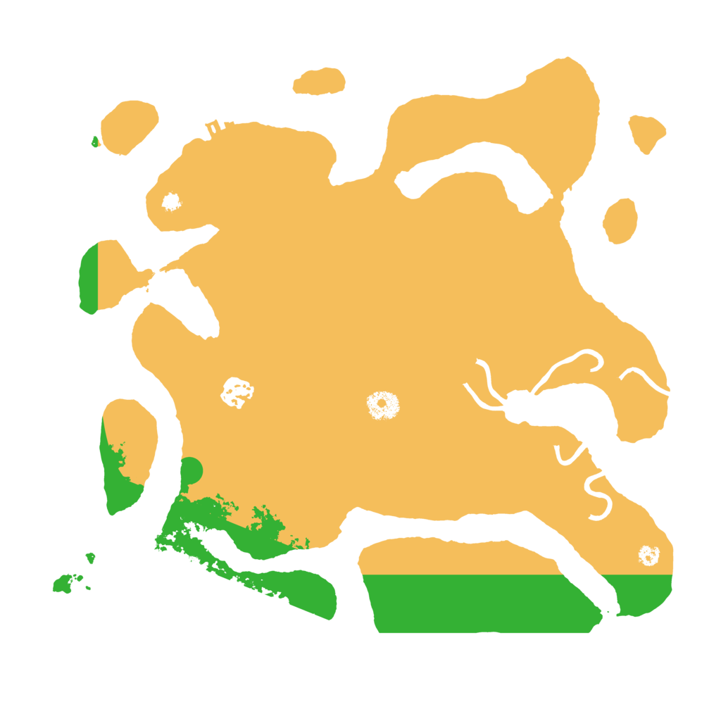 Biome Rust Map: Procedural Map, Size: 3500, Seed: 645813267