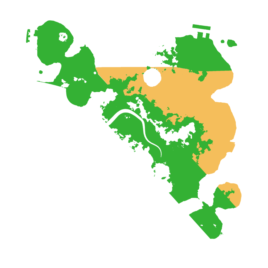 Biome Rust Map: Procedural Map, Size: 2999, Seed: 6666