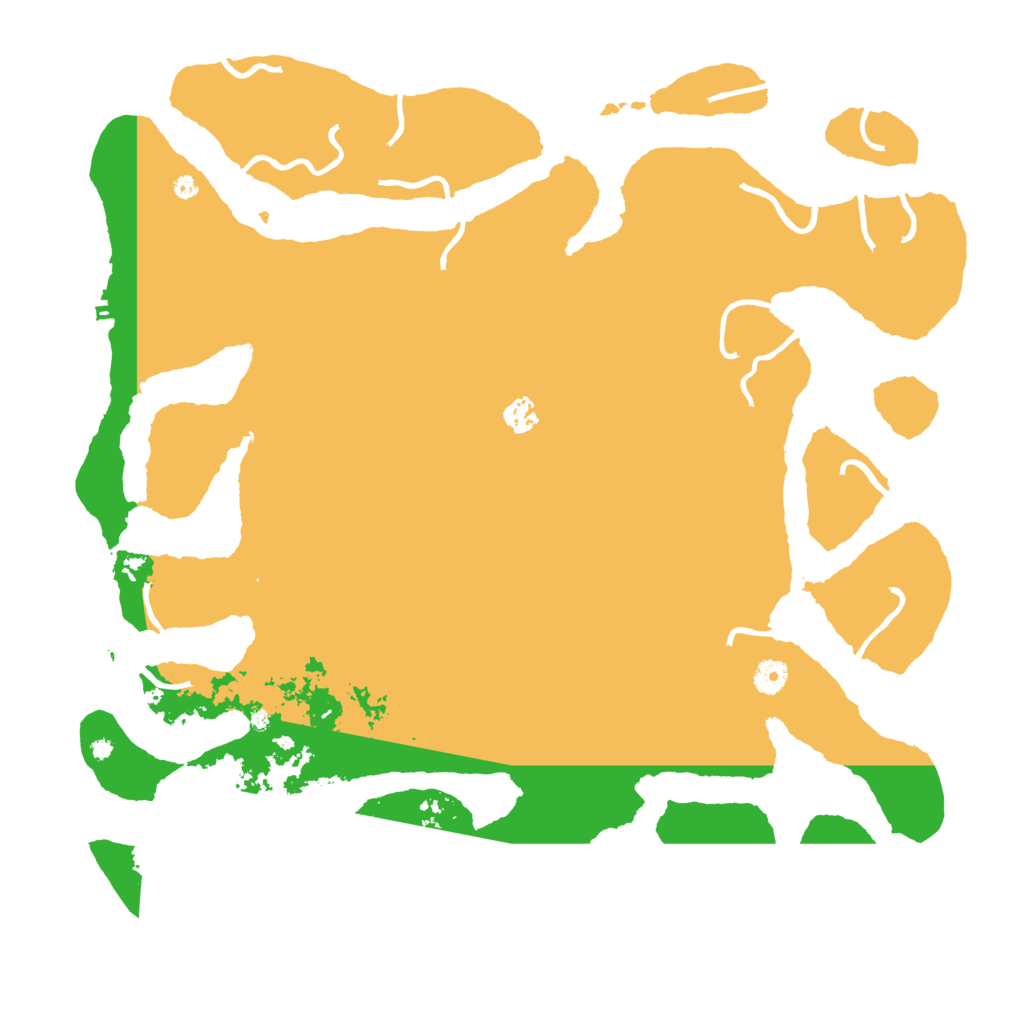 Biome Rust Map: Procedural Map, Size: 4500, Seed: 534032892