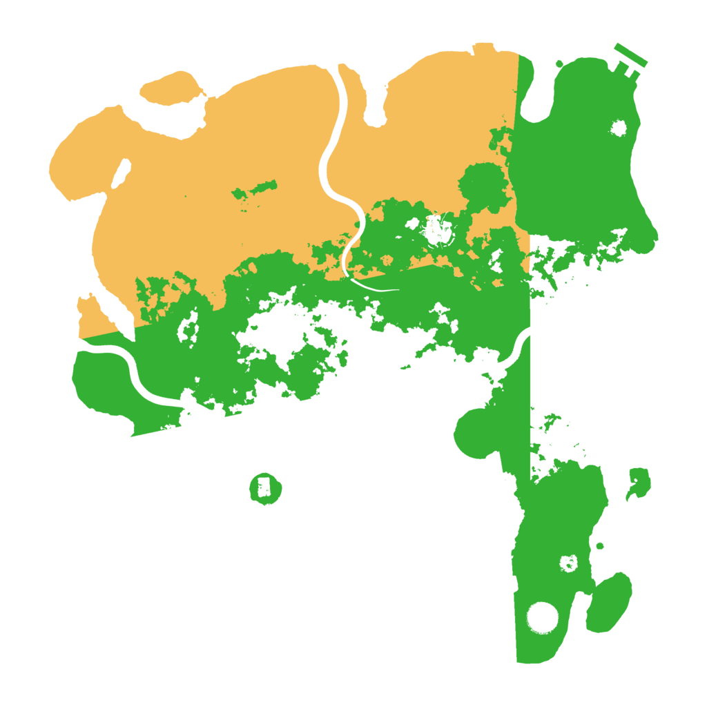 Biome Rust Map: Procedural Map, Size: 3950, Seed: 1852199505