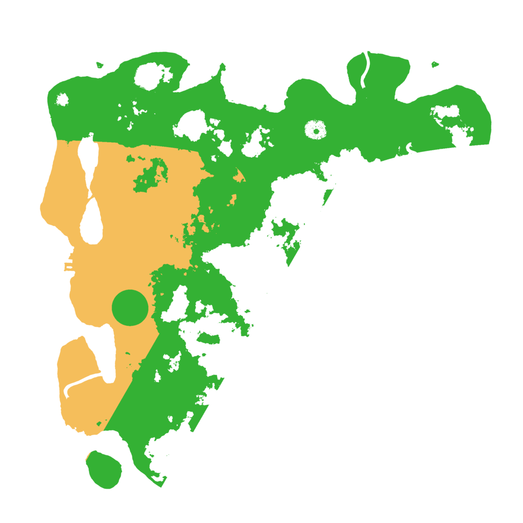 Biome Rust Map: Procedural Map, Size: 3800, Seed: 8757