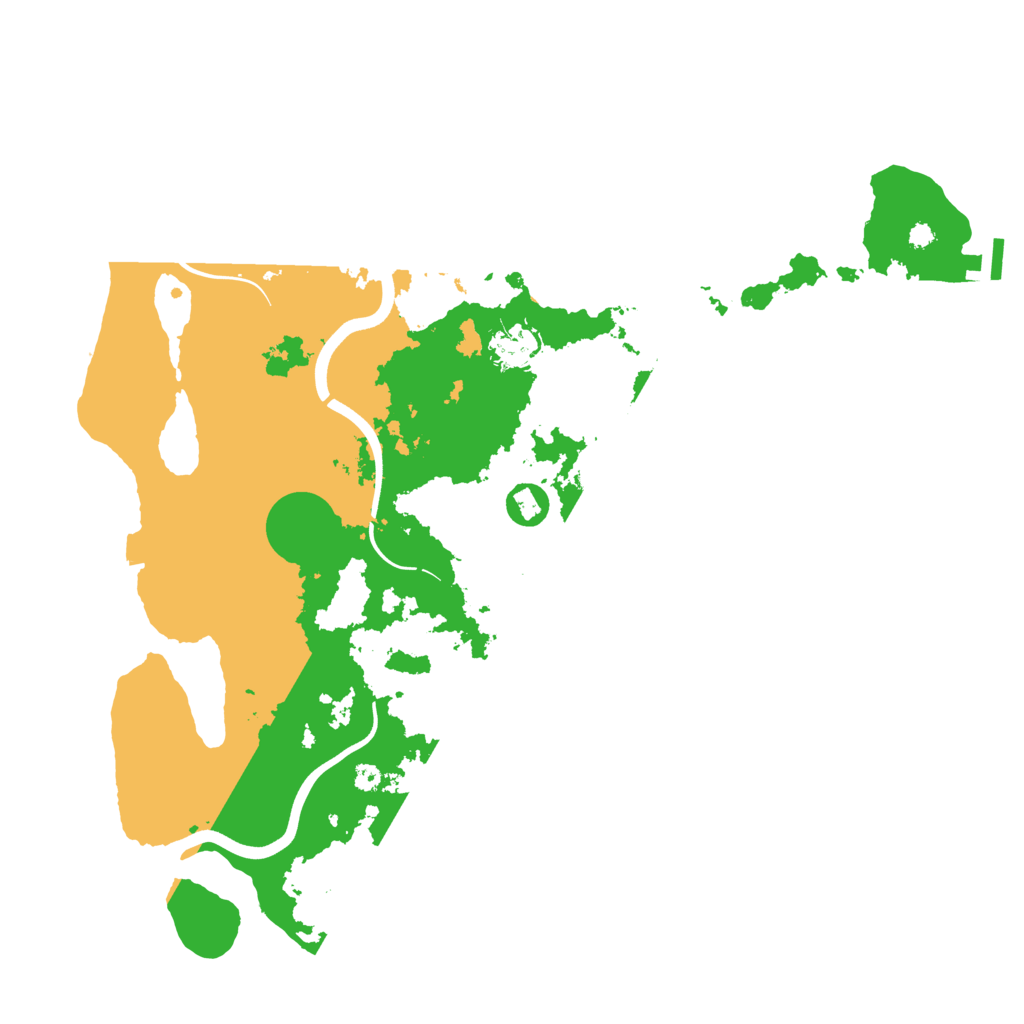 Biome Rust Map: Procedural Map, Size: 3800, Seed: 8757