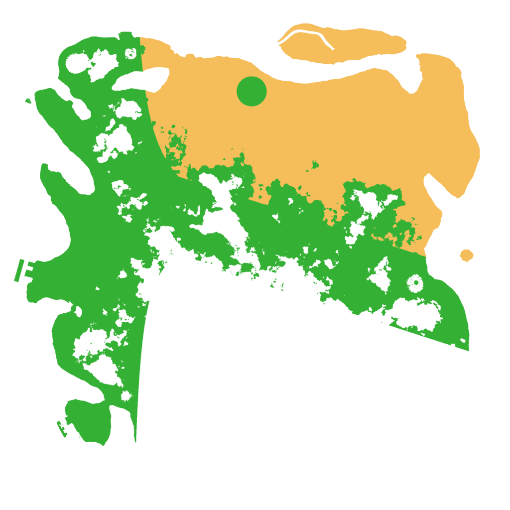 Biome Rust Map: Procedural Map, Size: 4500, Seed: 7012121