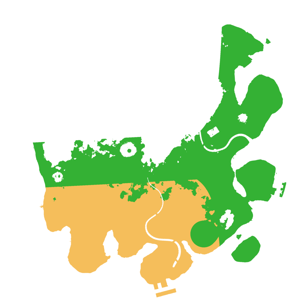 Biome Rust Map: Procedural Map, Size: 3000, Seed: 697299