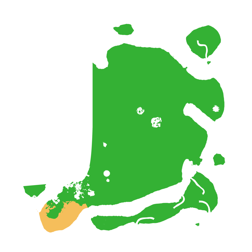 Biome Rust Map: Procedural Map, Size: 3500, Seed: 549112006