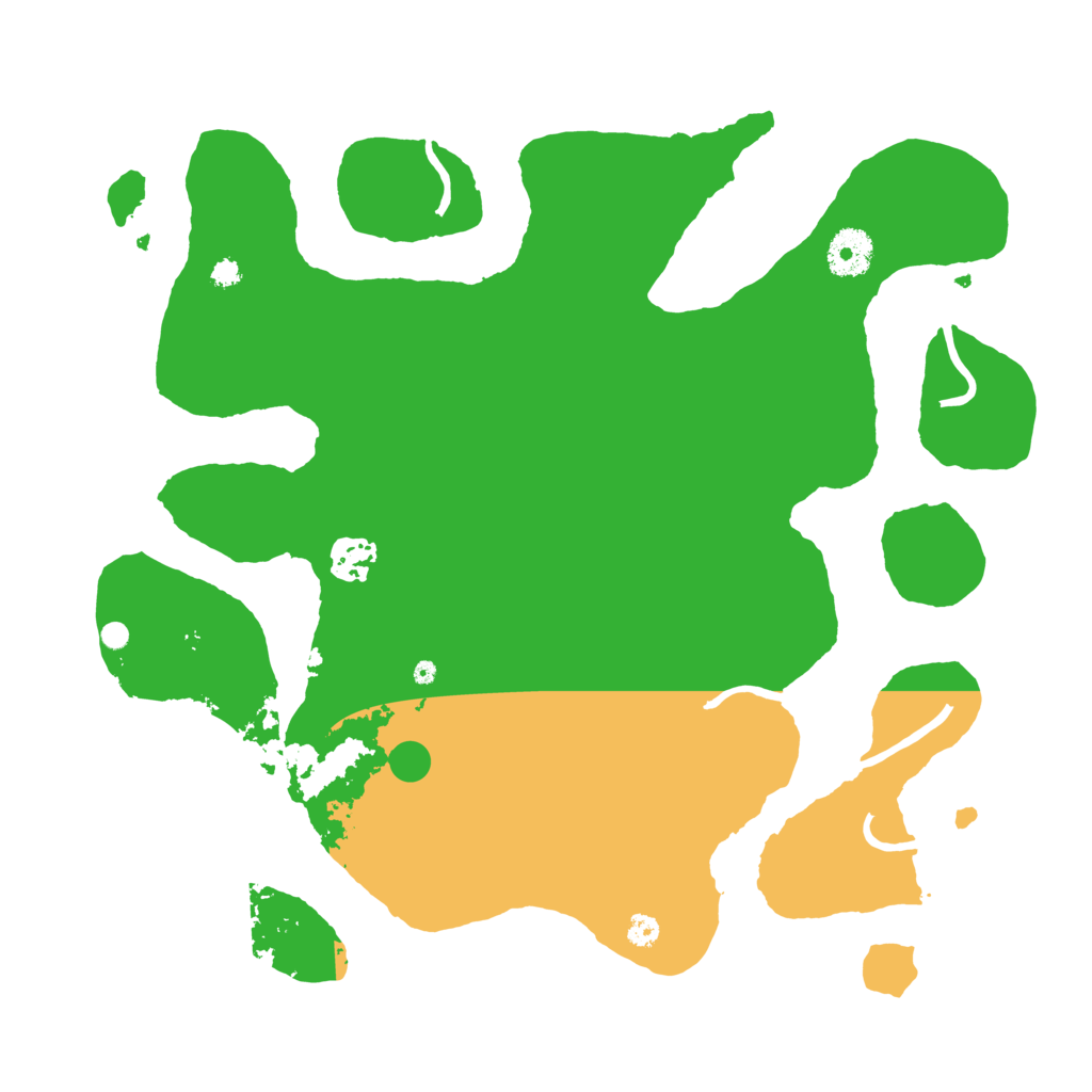 Biome Rust Map: Procedural Map, Size: 3500, Seed: 100018569