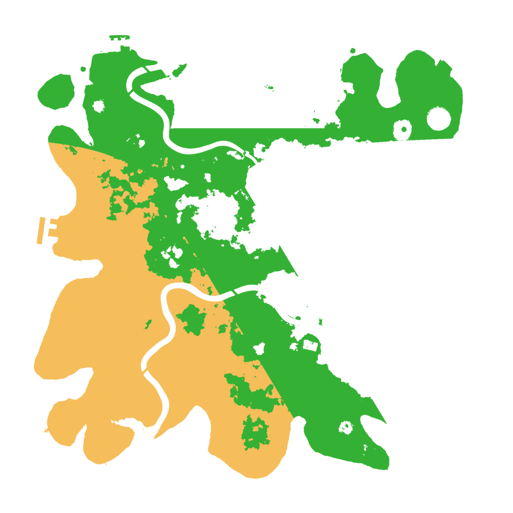 Biome Rust Map: Procedural Map, Size: 3850, Seed: 1550208050