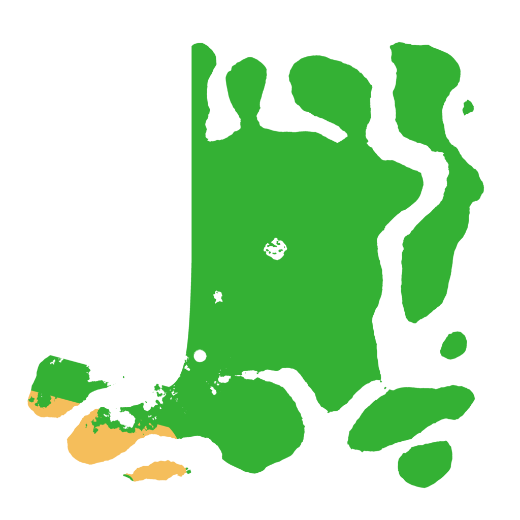 Biome Rust Map: Barren, Size: 3700, Seed: 23753324