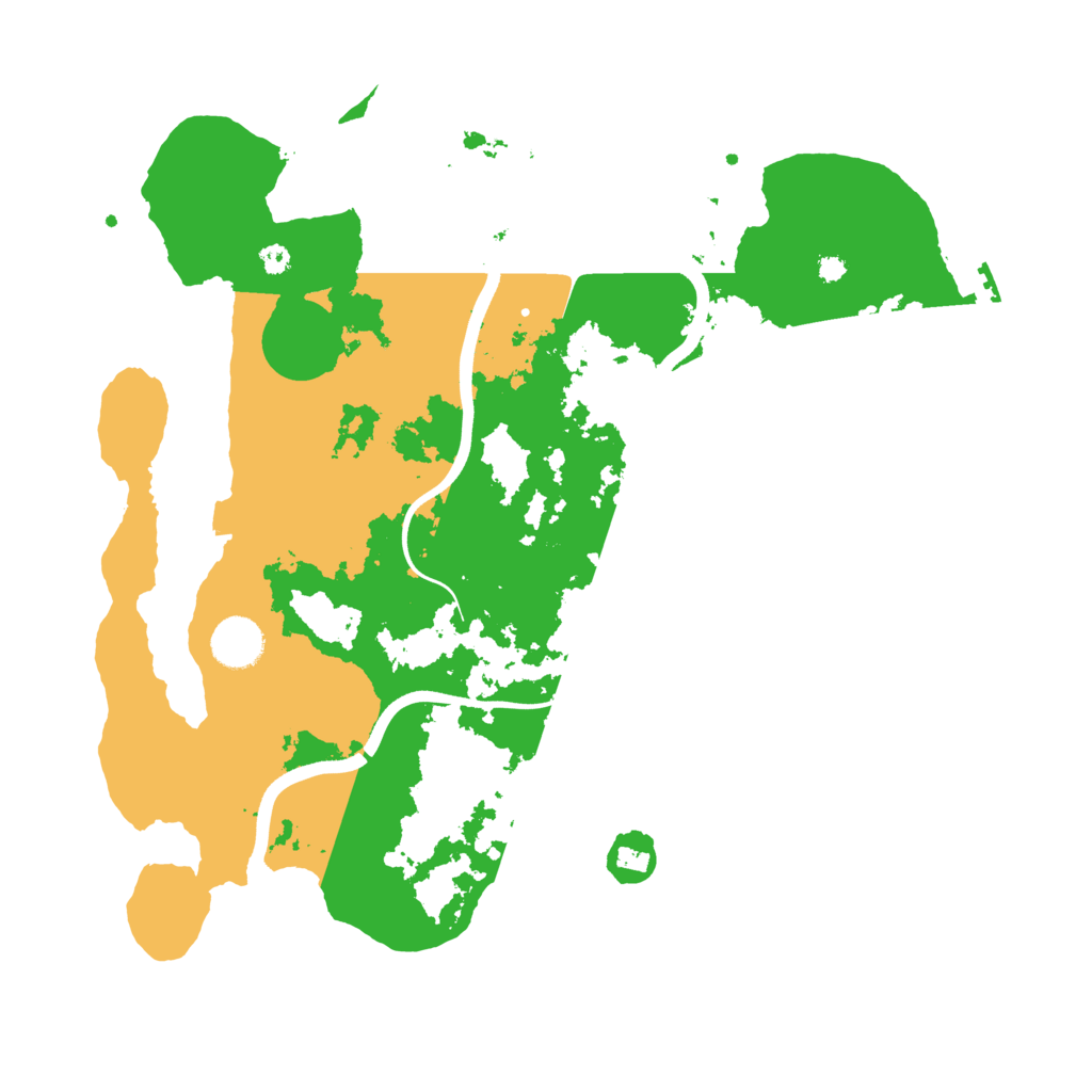 Biome Rust Map: Procedural Map, Size: 3700, Seed: 97072744