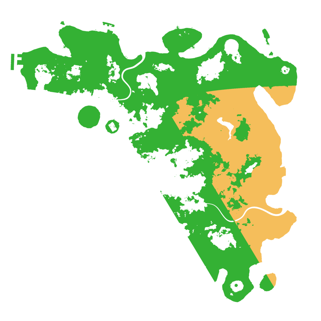 Biome Rust Map: Procedural Map, Size: 4000, Seed: 2763983