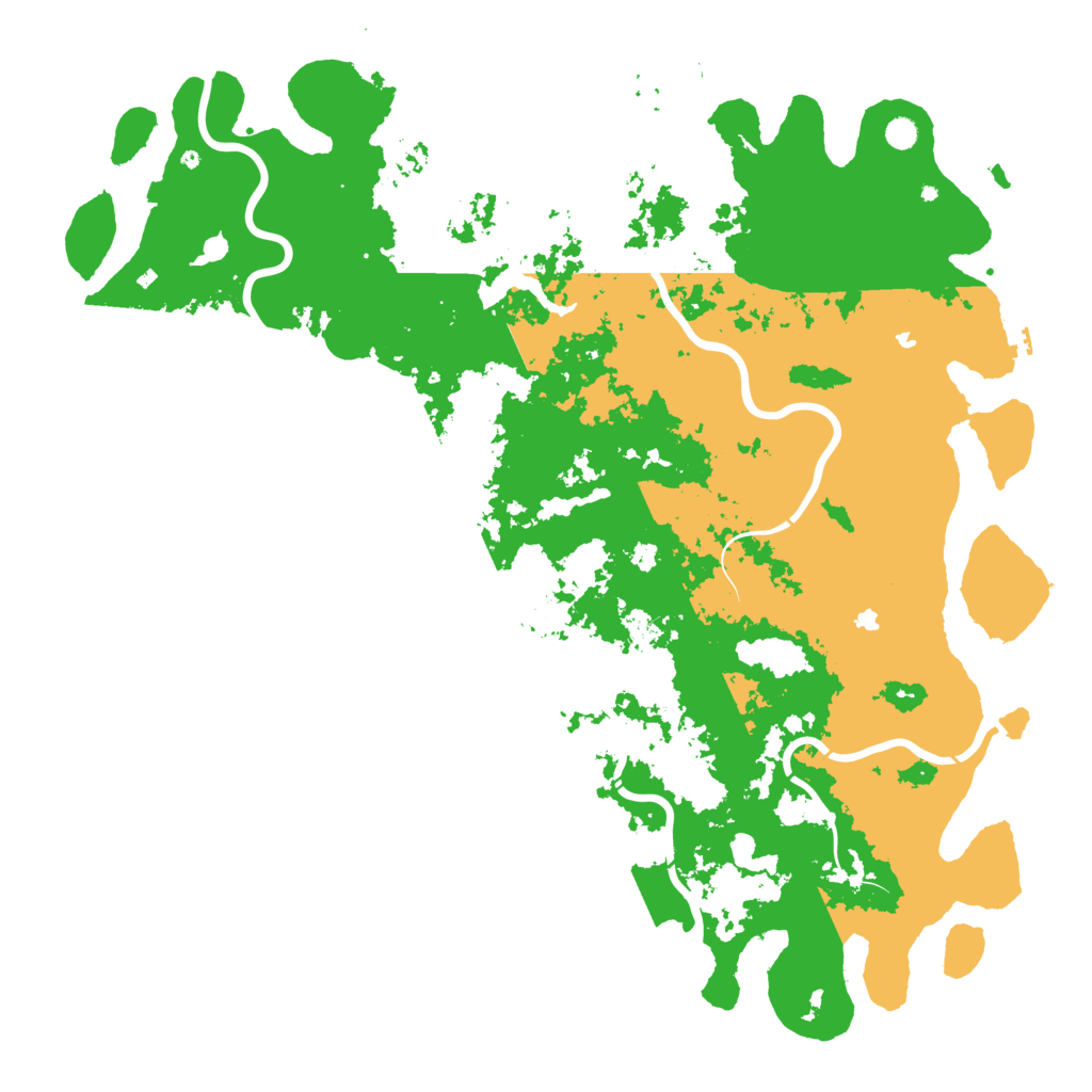 Biome Rust Map: Procedural Map, Size: 6000, Seed: 95234