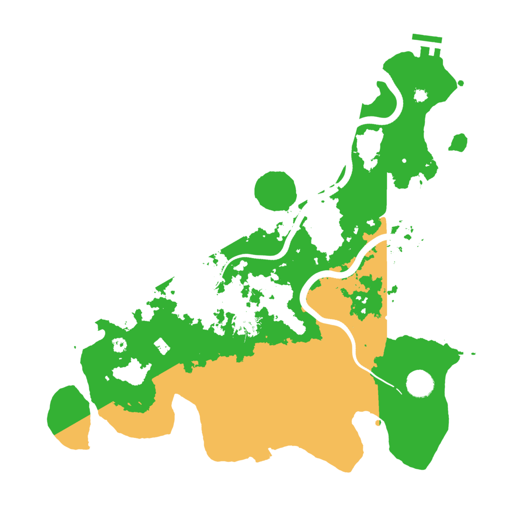 Biome Rust Map: Procedural Map, Size: 3500, Seed: 314377255