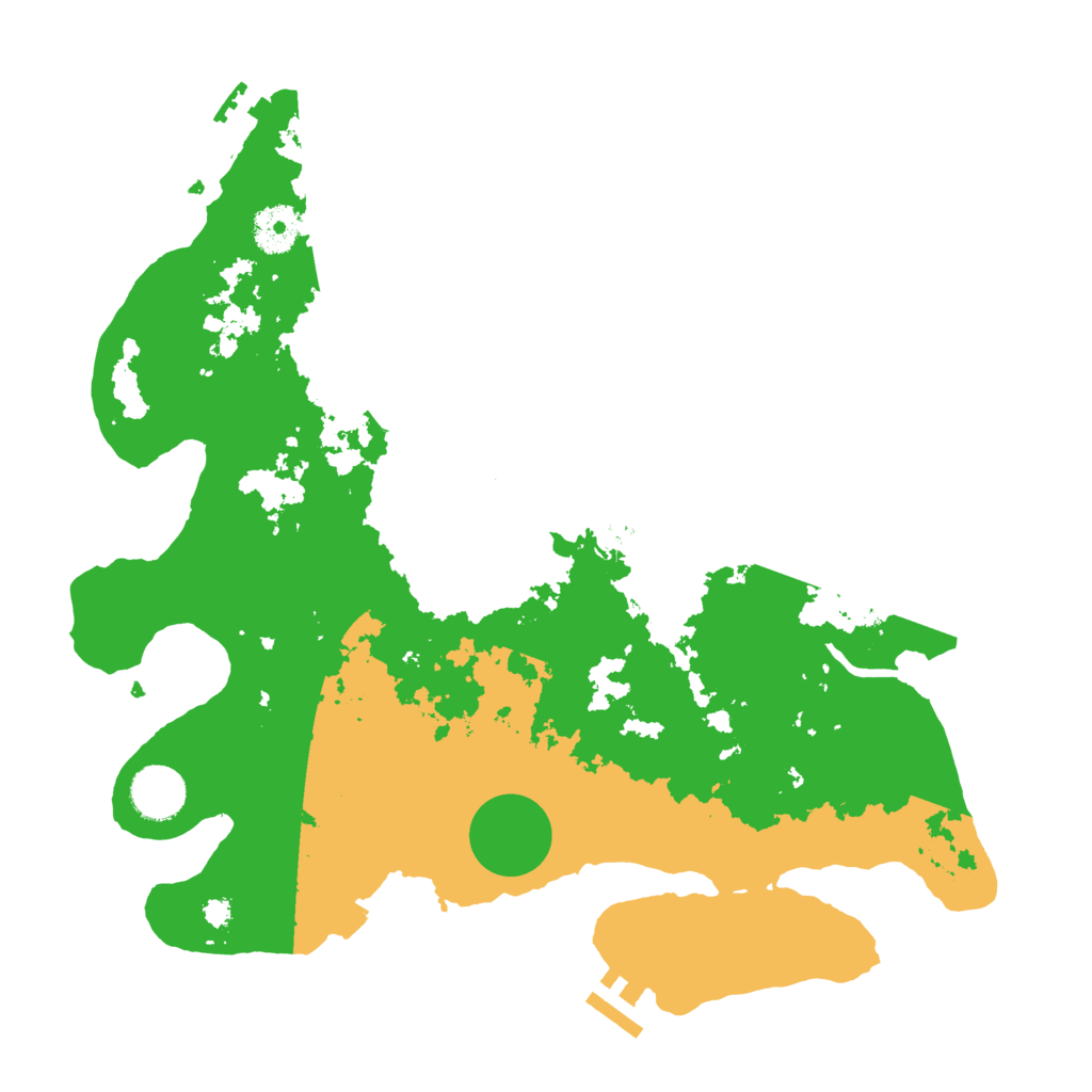 Biome Rust Map: Procedural Map, Size: 3500, Seed: 152462931