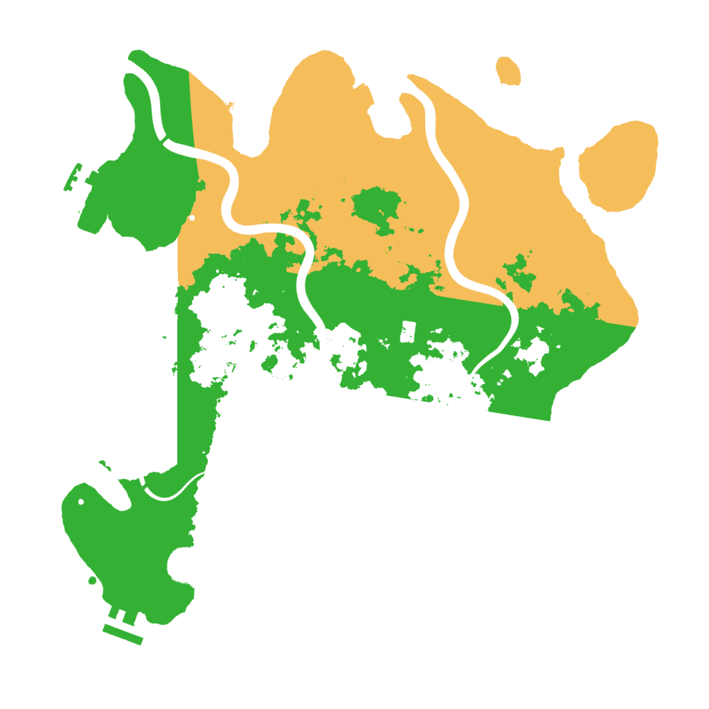 Biome Rust Map: Procedural Map, Size: 3500, Seed: 948738