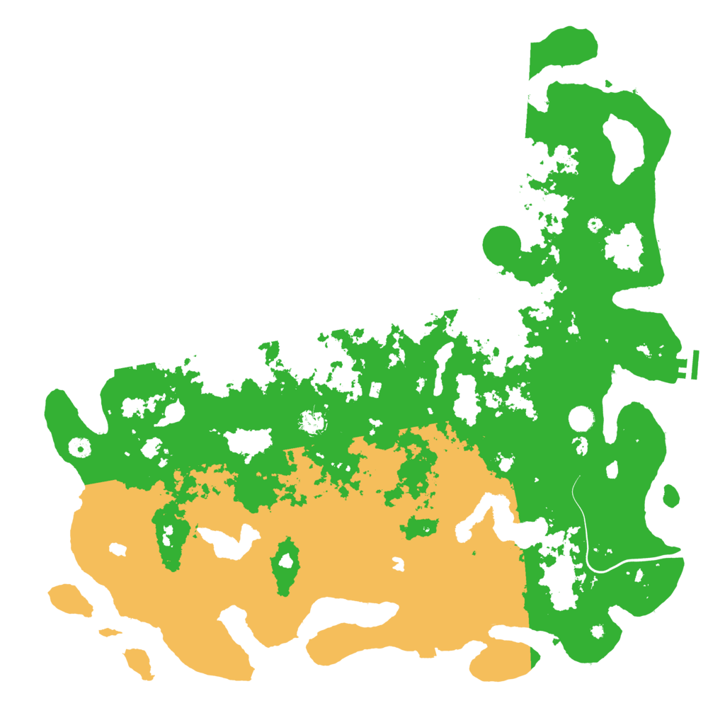 Biome Rust Map: Procedural Map, Size: 5000, Seed: 5624
