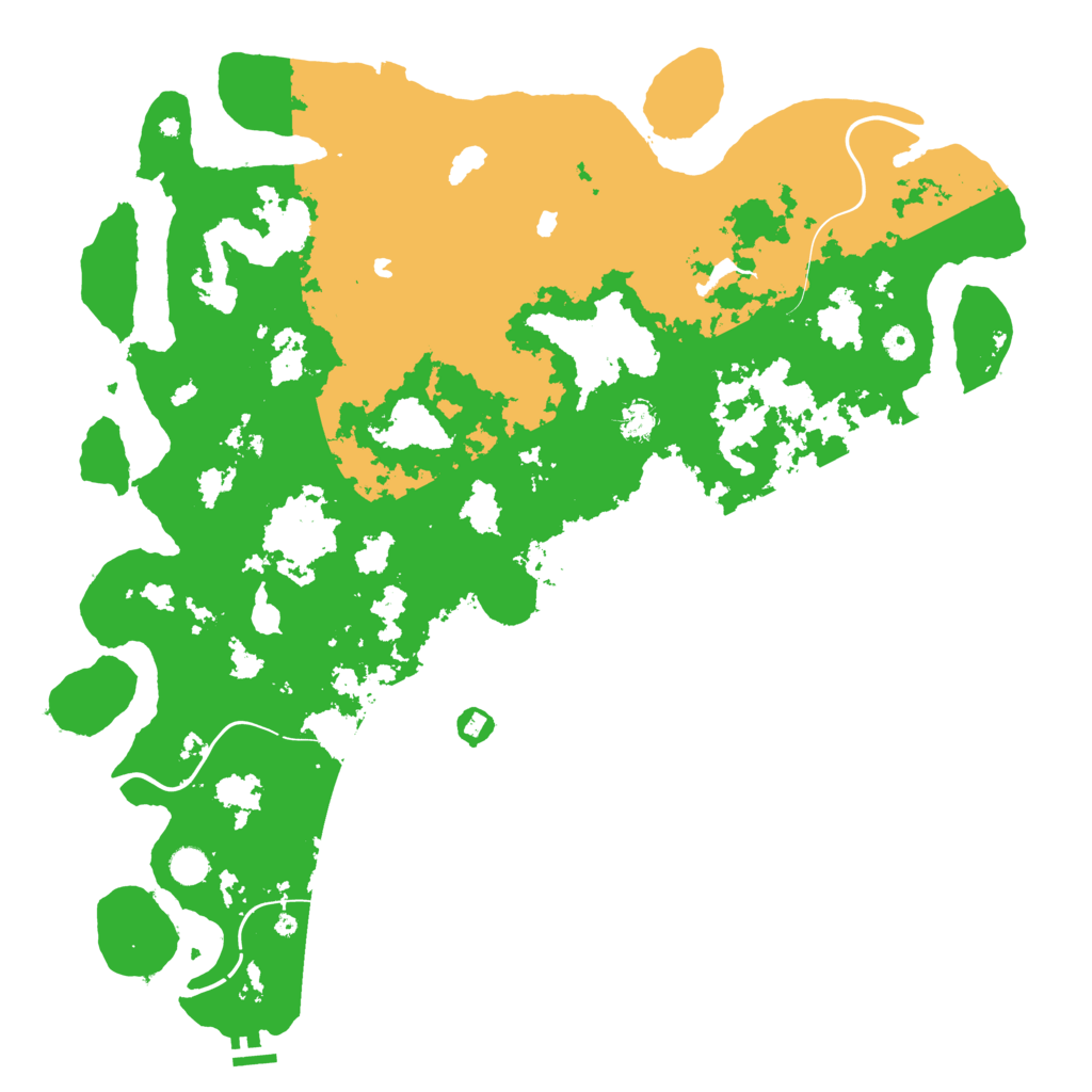 Biome Rust Map: Procedural Map, Size: 5000, Seed: 566512165