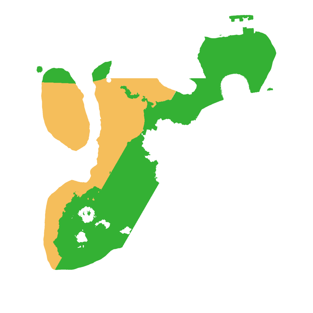 Biome Rust Map: Procedural Map, Size: 2000, Seed: 1544207427