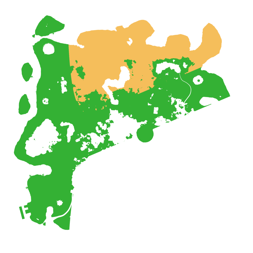 Biome Rust Map: Procedural Map, Size: 4000, Seed: 47215