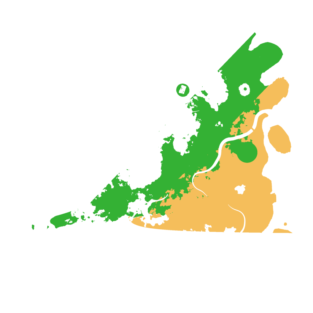 Biome Rust Map: Procedural Map, Size: 4000, Seed: 15526