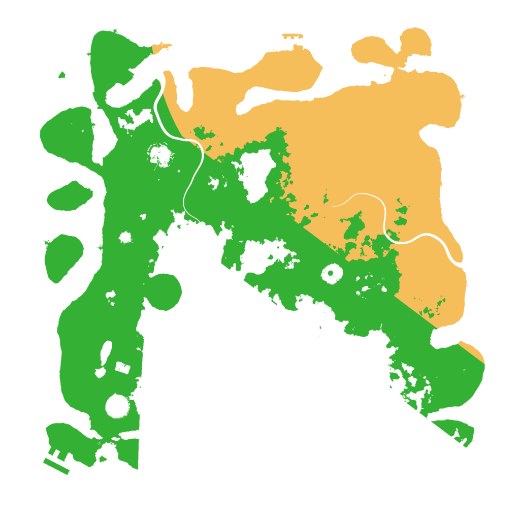 Biome Rust Map: Procedural Map, Size: 3850, Seed: 1988750966