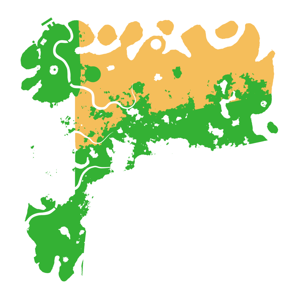 Biome Rust Map: Procedural Map, Size: 5000, Seed: 30906