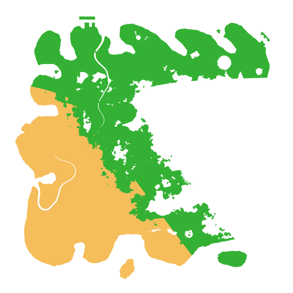 Biome Rust Map: Procedural Map, Size: 3750, Seed: 2063004715