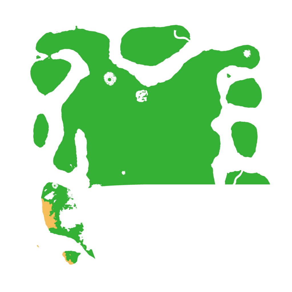 Biome Rust Map: Procedural Map, Size: 3500, Seed: 6602969