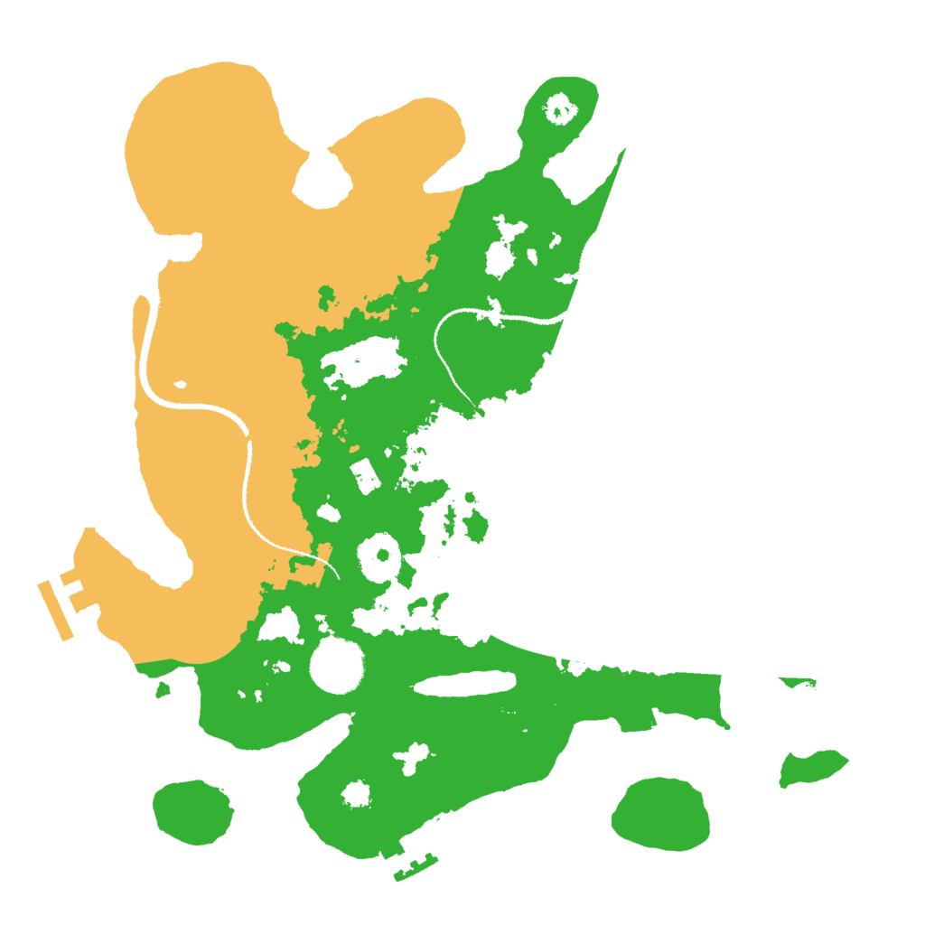 Biome Rust Map: Procedural Map, Size: 3000, Seed: 644