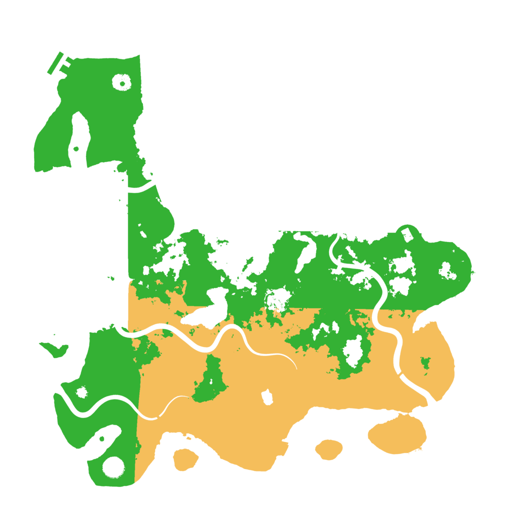Biome Rust Map: Procedural Map, Size: 4200, Seed: 1861558821