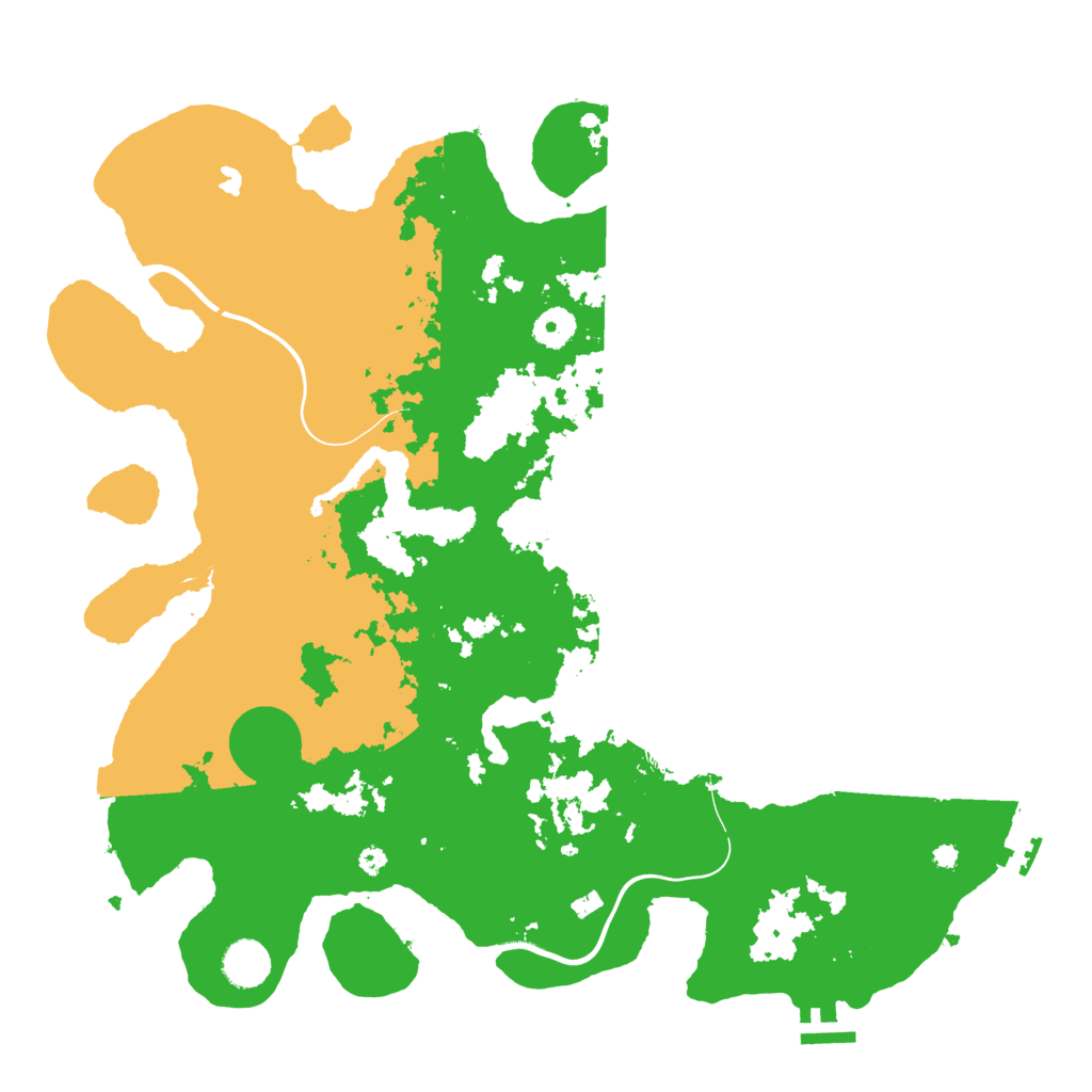 Biome Rust Map: Procedural Map, Size: 4000, Seed: 436833