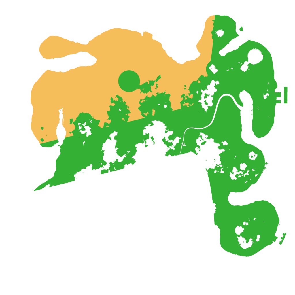 Biome Rust Map: Procedural Map, Size: 3600, Seed: 860472161